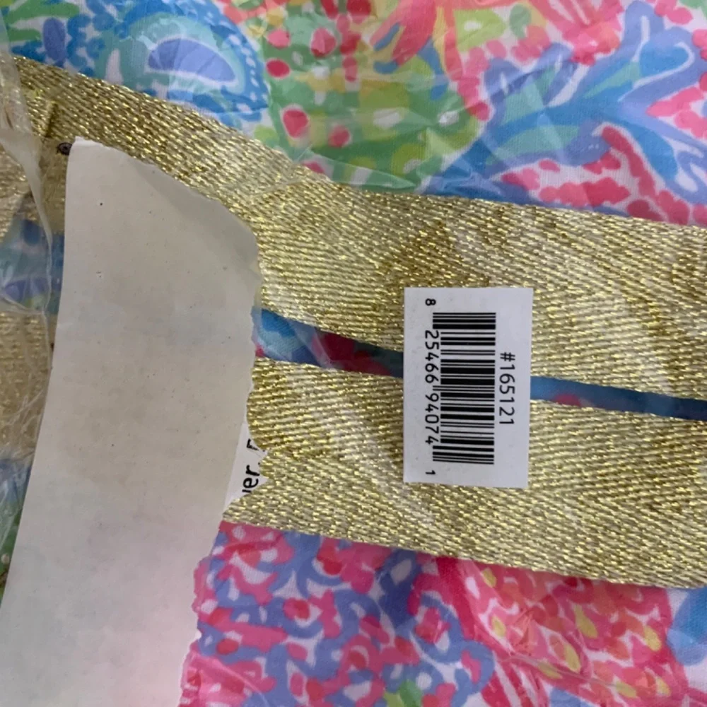 Lilly Pulitzer Wine Tote Featured in Lover's Coral NEW Vibrant Beachy Preppy - Picture 3 of 9